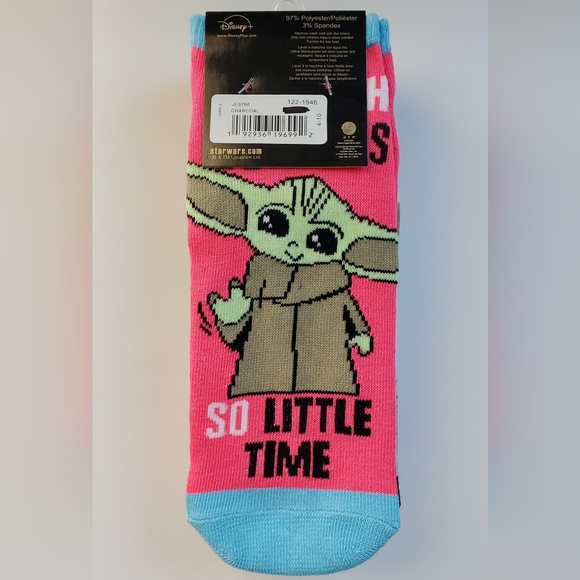Baby Yoda Socks Ladies 6-Pair No-Show MultiColor Polyester. Shoe Sz. 4 - 10 NWT - Picture 7 of 7